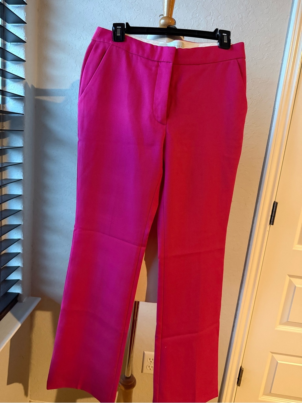 Stella McCartney Wide-Leg Pants in Bright Fuchsia